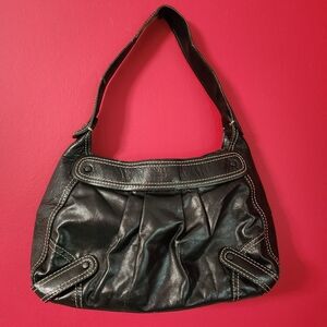 Y2k BCBGirls Black Faux Leather Purse